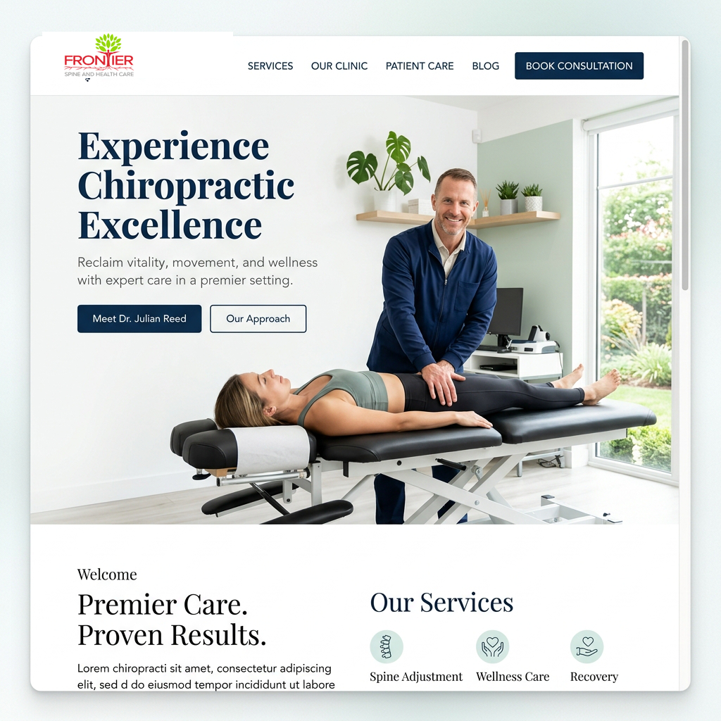 Chiropractic Mockup